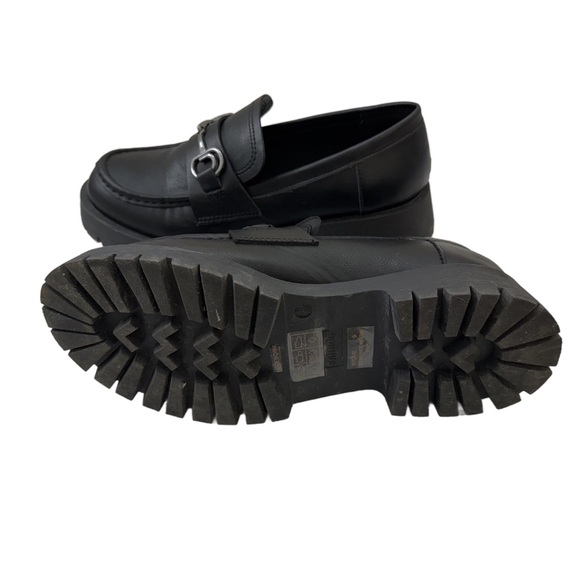 BAMBOO Shoes - Poshmark Listing: Bamboo Lug Sole Loafers – Black – Size 9
